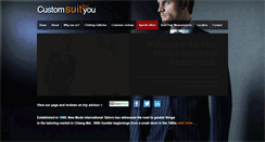 Desktop Screenshot of customsuitforyou.com