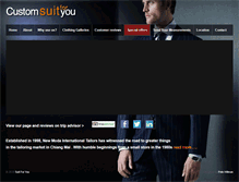 Tablet Screenshot of customsuitforyou.com